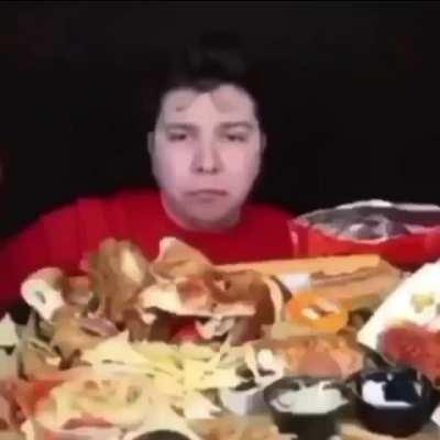 fat man does the funny