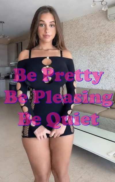 Success for a girl is achieved when she learns how to behave