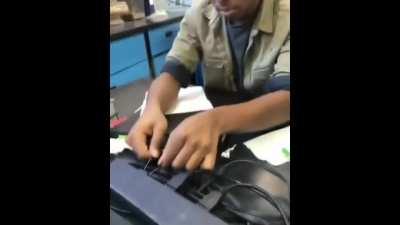 Haha paper clip go brrrr