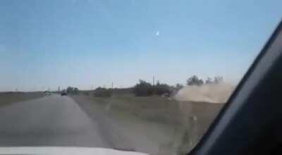 It's a bird, or maybe a plane? Oh, never mind its Russia.