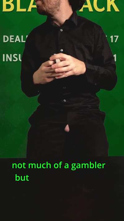 BlackJack Bro is so sure he's the greatest, he's willing to put his clothes on the line, even his underwear.😮 But things don't go quite as planned... even at the very start, when he suffers a rather embarrassing wardrobe malfunction 😳