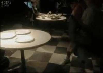 I think he played hacky sack back in the day!