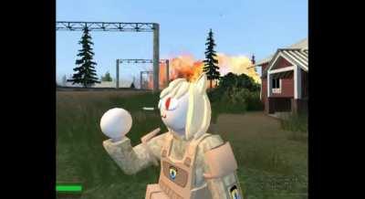 Cool cats don't look at explosions 😎