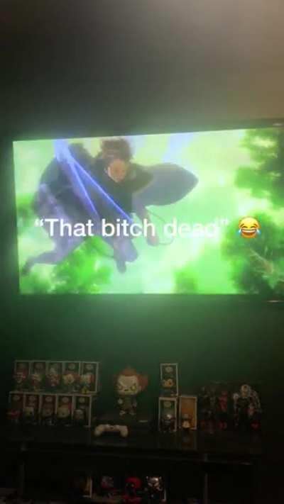 Part 3 to my mom watching aot!!!