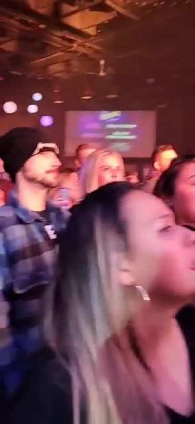 when your girl brings you to boy band night