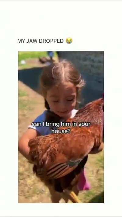 I thought she wants a pet😂