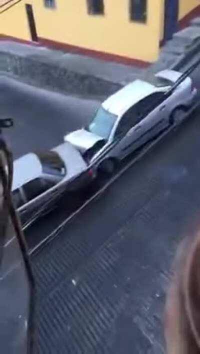 Idiots with bad breaks.