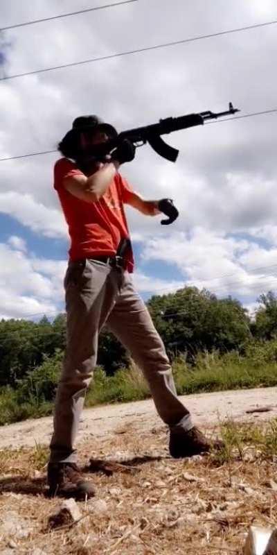 Practicing the classic AK reload