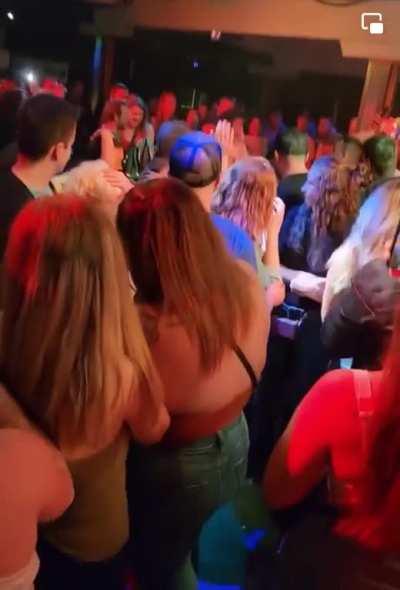 To swing from a chandelier