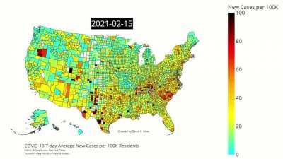 [OC] The Pandemic in 60 Seconds - Updated 2021-11-20