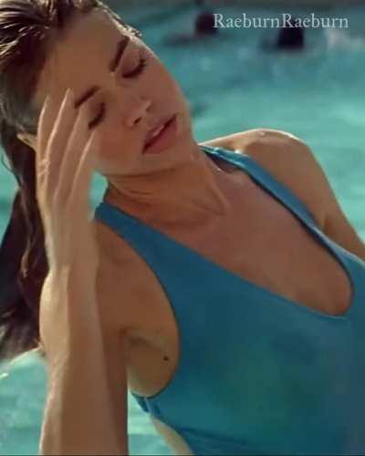 See-through coming out of the pool