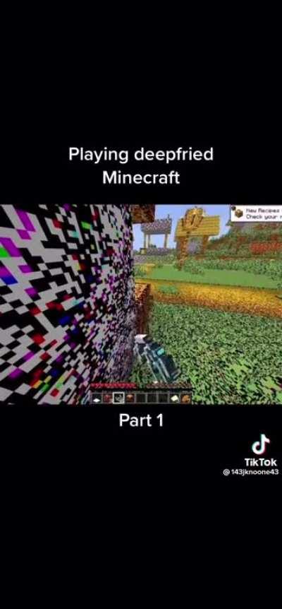 Mildly nuked minecraft