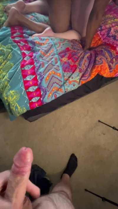 Fucking this BBC and giving my husband the show he enjoys the most