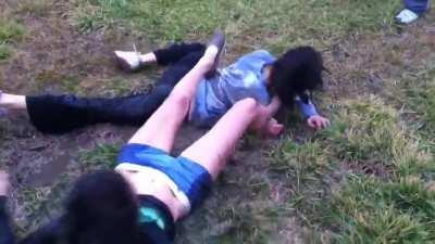 White girls fight