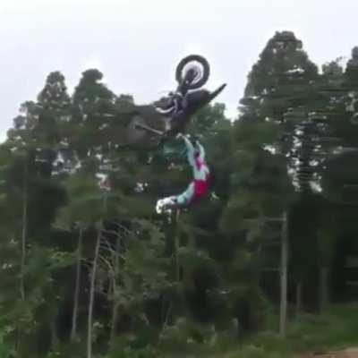 Rare midair scorpion