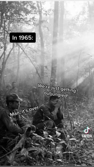 if you think about it USA lost to Vietnam literally because of the