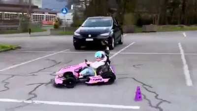 4yo girl on beast mode.