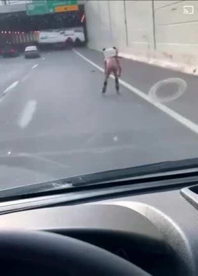 Someone should tell him he forgot to wear clothes