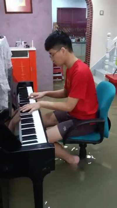 River flows in my house