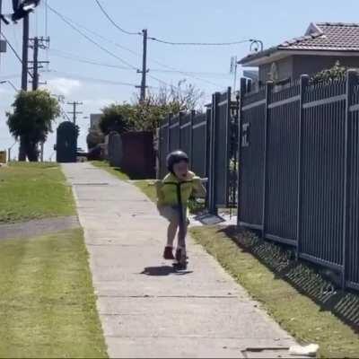 Scaring him for life