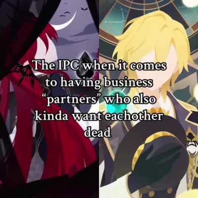 Everyone in this damn organisation hates each other 😭