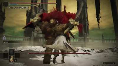 Seems like cross slash is fixed. But Radahn feels slow now