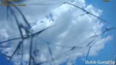 Improperly secured trailer causes major headache (warning: loud volume)