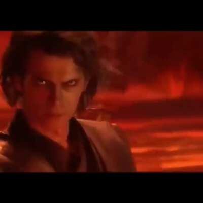 Anakin getting destroyed like Rotten Tomatoes