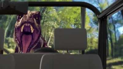 Dinosaur Chase Zoom Virtual Background