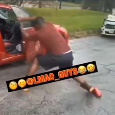 idk if he drives it but he sure does hate it as much as the rest of us right now.