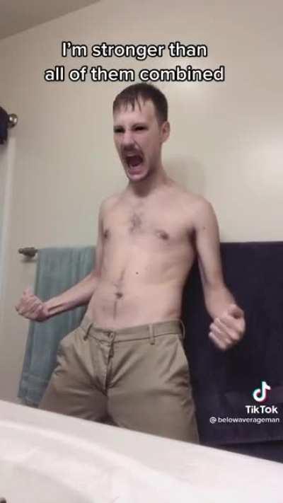 Chad proves his strength to the internet!!