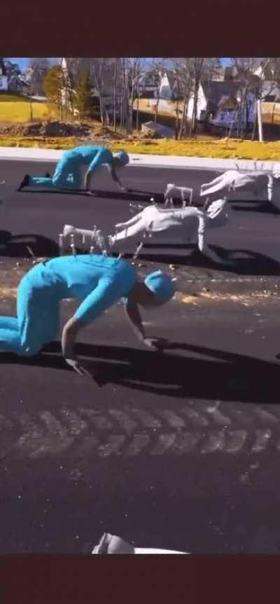 Me and my family on our way to get our next booster