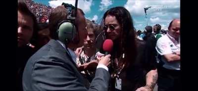This clip of Martin Brundle baiting Ozzy Osbourne - peak Brundle