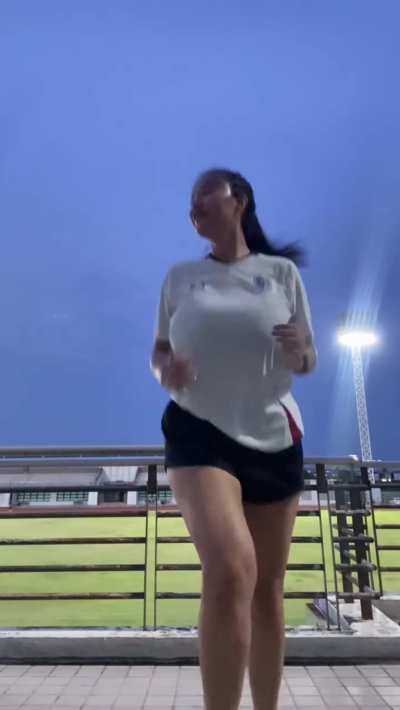 working hard & bouncing hard