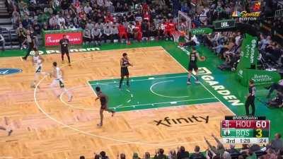 [Highlight] Dennis Schroder fakes Garrison Matthews out his shoes to drain the 3