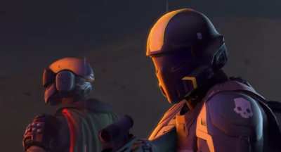 What is he doing here? 