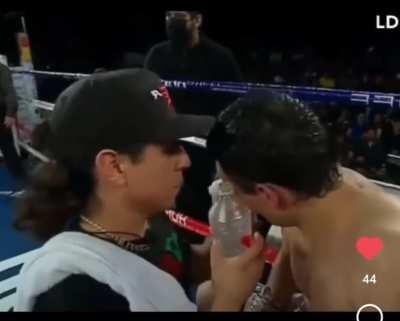 Chavez Jr inhaling more than air in the corner on the way to his most recent victory