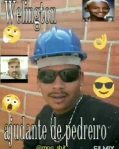 Welinton ajudante de pedreiro...