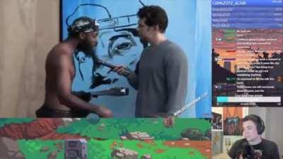 Steven Crowder loses the intellectual debate so he resorts to calling the police.