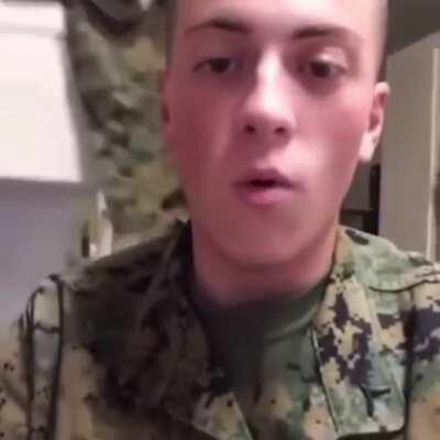 US Marine goes on racist tirade