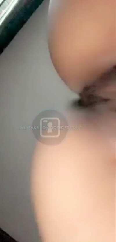 PEEKABOOOO 🙈😛 Here&rsquo;s A POV Of My Pretty Pussy All For Youuu!🥰🤤💕 Cum See More Of Her On My FREEMIUM 0nlyFans!💦💦☔️☔️