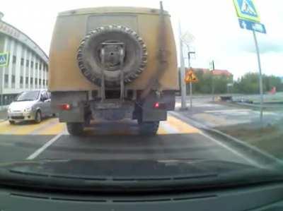 Not in a car, but idiots nonetheless