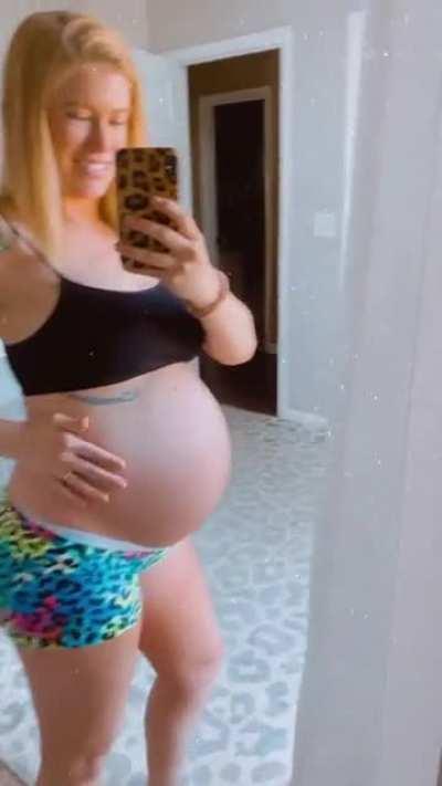 Taken right before going to the hospital to be induced