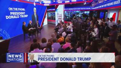 When asked by Stephen A. Smith about his Harvard shakedown, Trump starts to rant about Harlem, saying, 