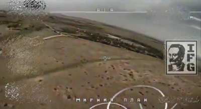 Work by FPV pilots of Ivano Frank Group. Unknown location. Fall of 2024