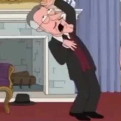 Peter knows how to take his opponent down. 