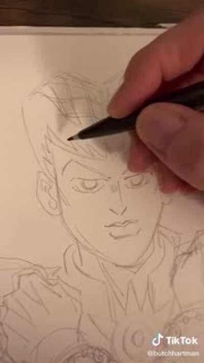 Artist of the fairly god parents draws josuke