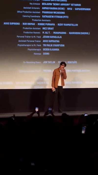 Dev Patel receives a standing ovation after a SXSW screening of his  directorial debut 