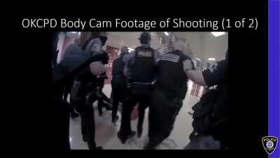 Oklahoma police respond to a prison break and shoot a man who took a guard hostage and held him at knifepoint