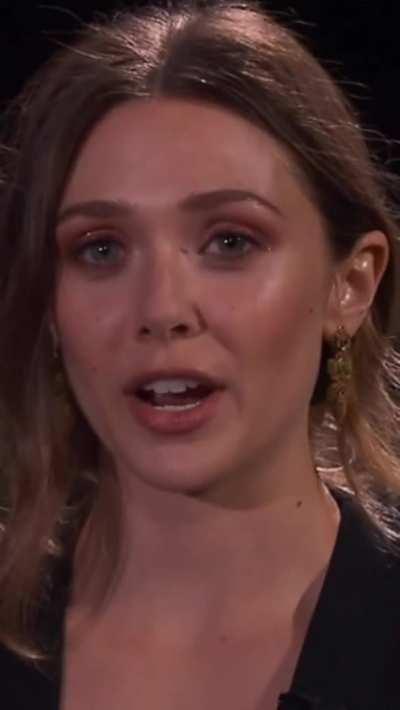 I'm in love with Elizabeth Olsen